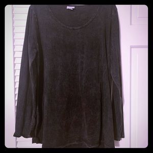 LulaRoe Black Acid Wash Lynnae